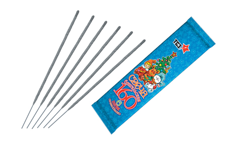  Бенгальские свечи 6 шт 160 мм в пакете  в Сибае